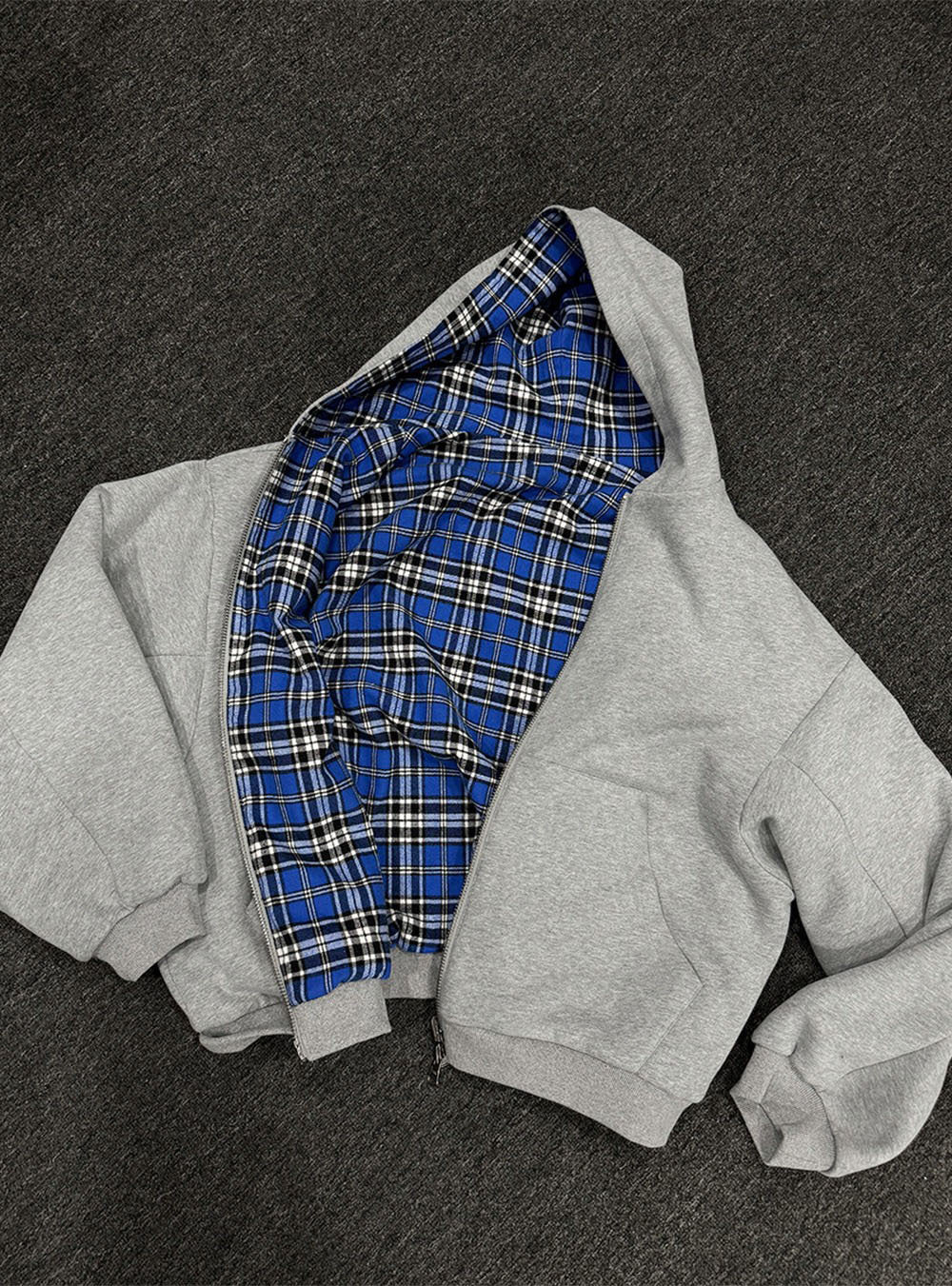 Bluza w krate dwustronna