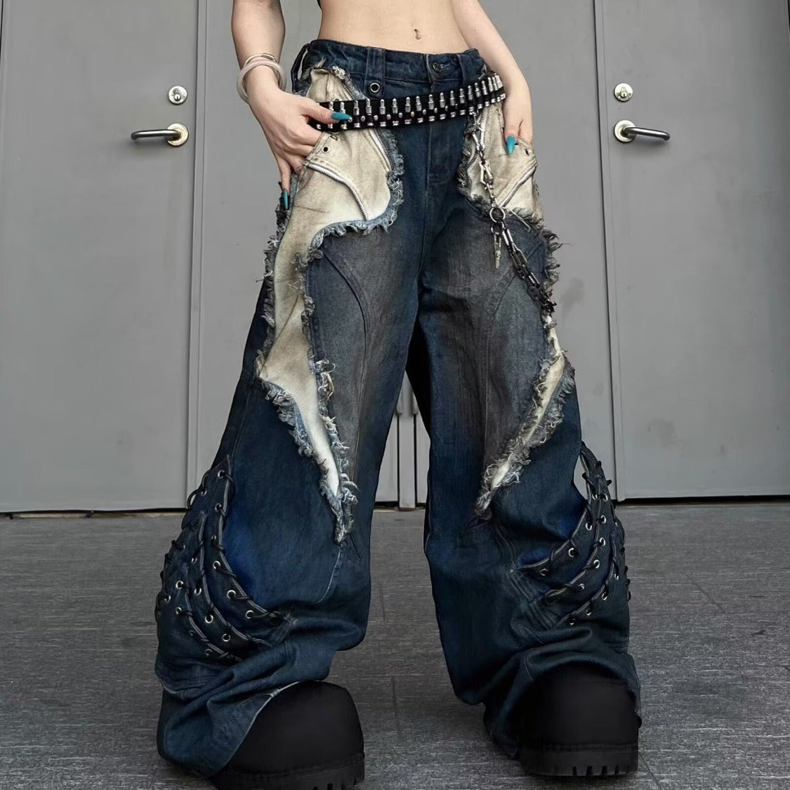 Jeans bootcut emo
