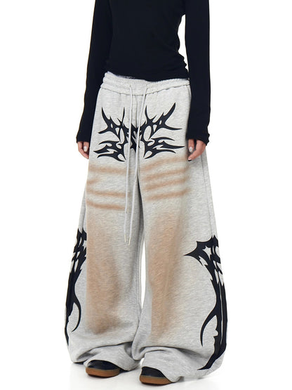 Baggy dresy distressed