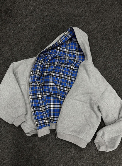 Bluza w krate dwustronna