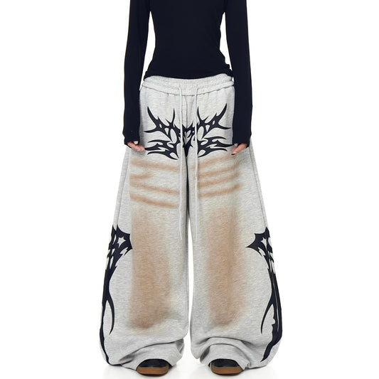 Baggy dresy distressed