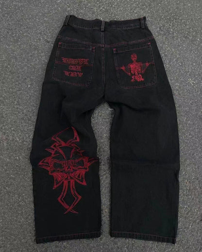 Baggy jeans skull
