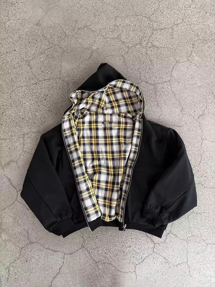 Bluza w krate dwustronna