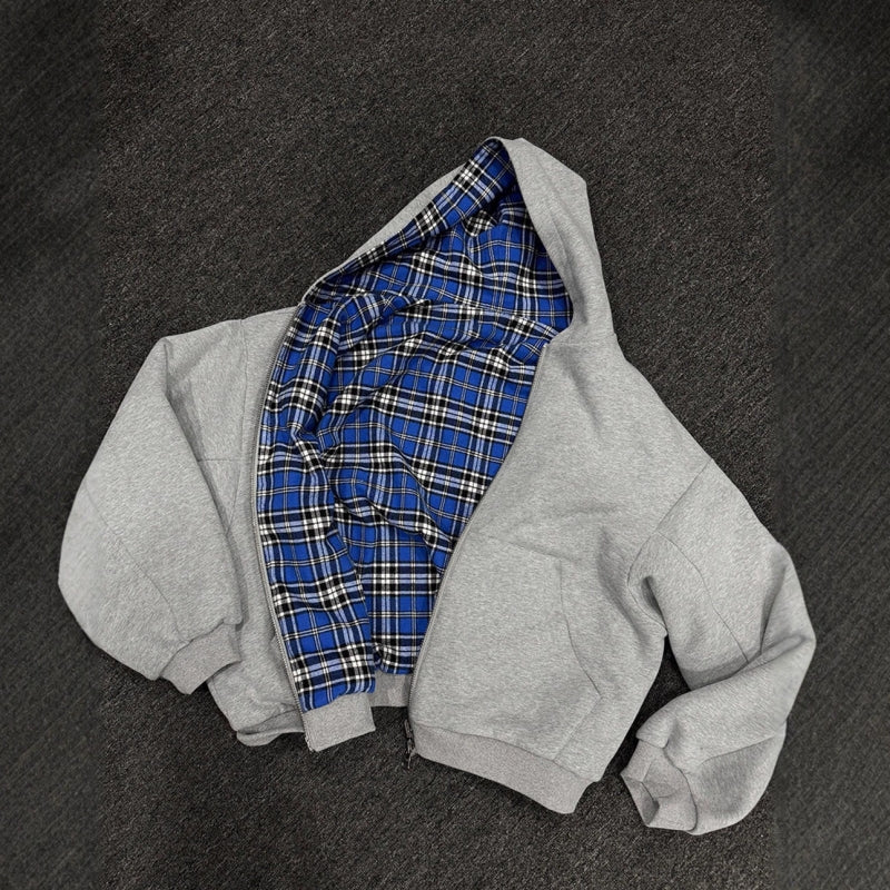 Bluza w krate dwustronna