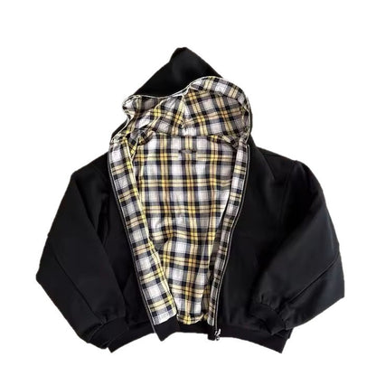 Bluza w krate dwustronna