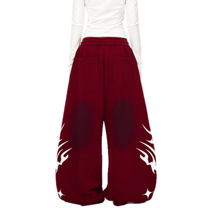 Baggy dresy distressed