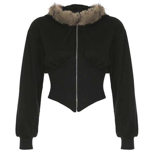 Bluza z futerkiem