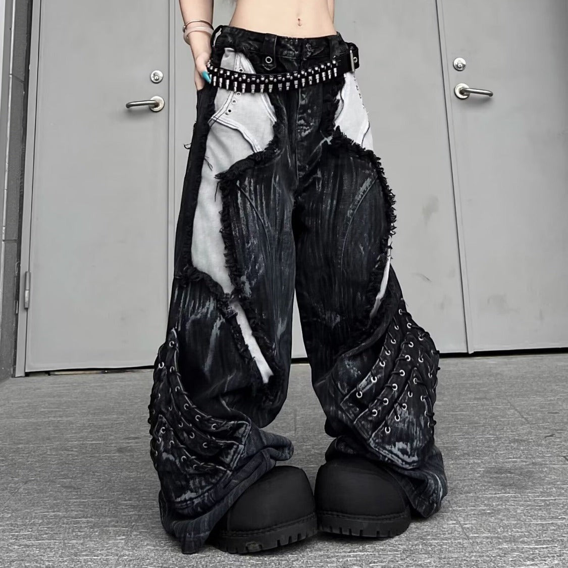 Jeans bootcut emo