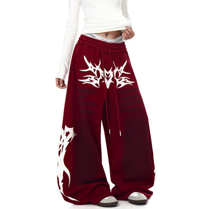 Baggy dresy distressed