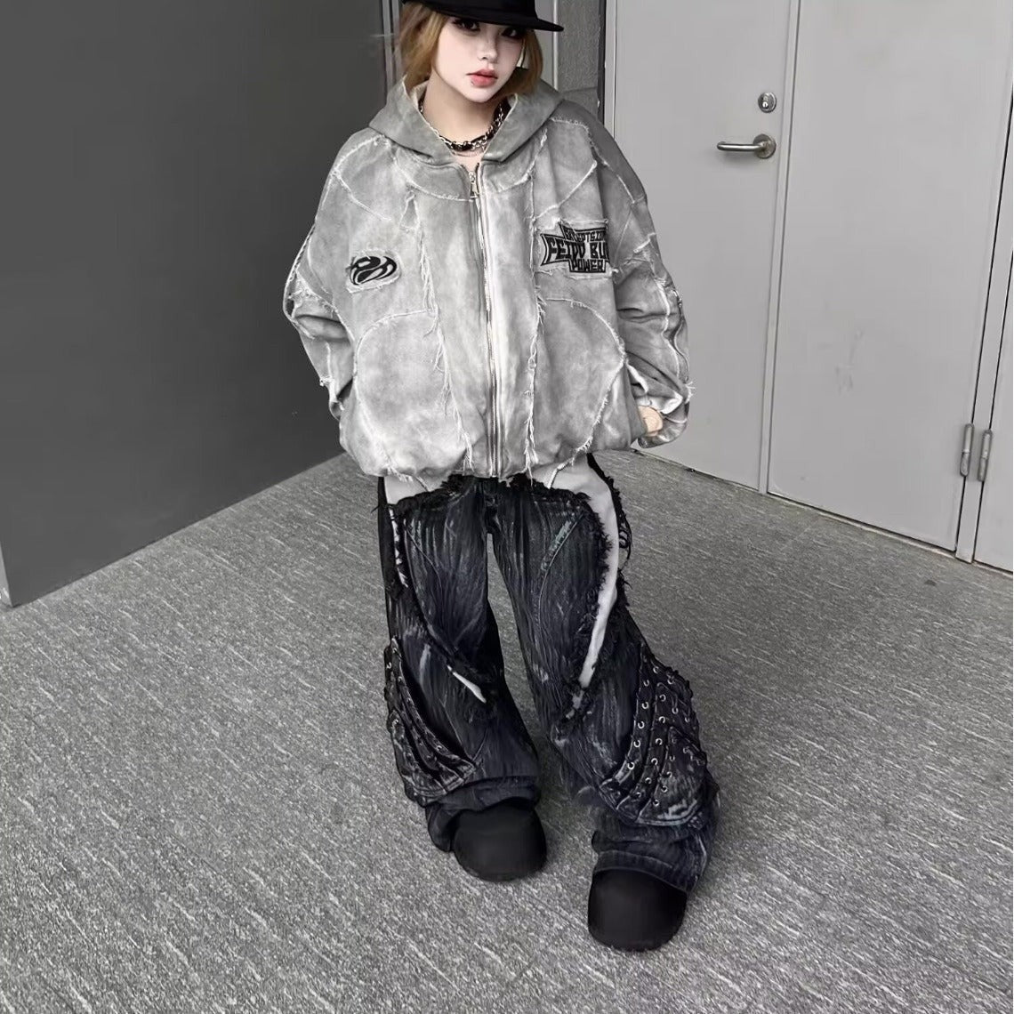 Jeans bootcut emo