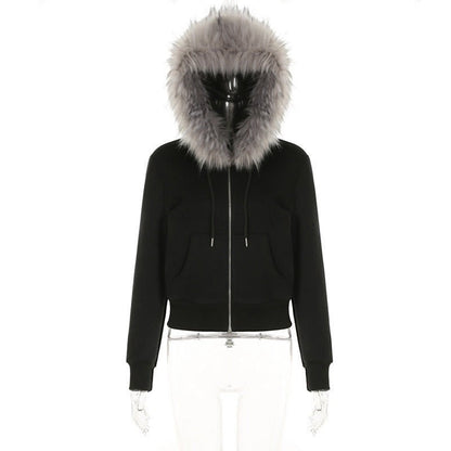 Bluza z futrem