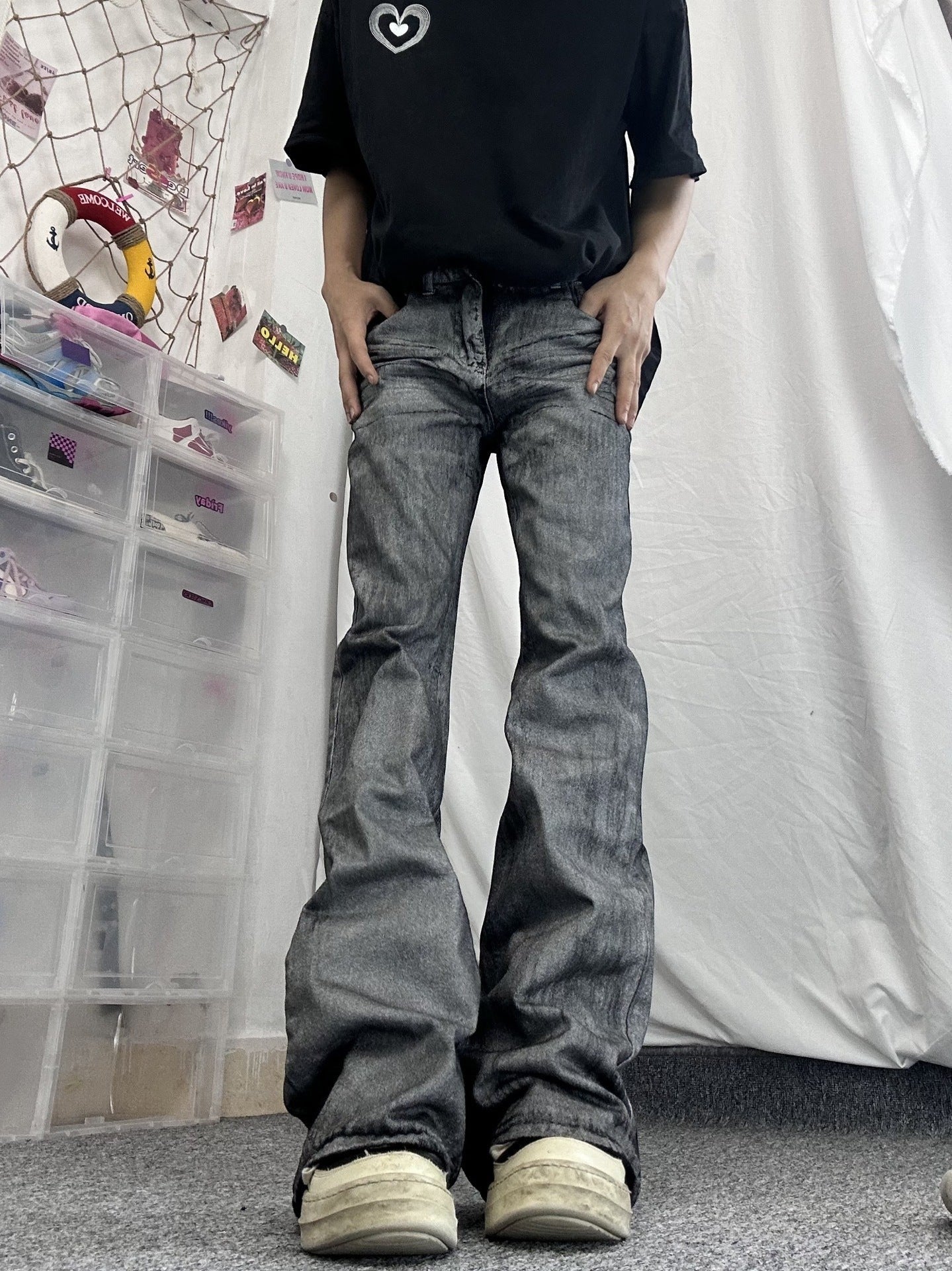 Jeansy bootcut man