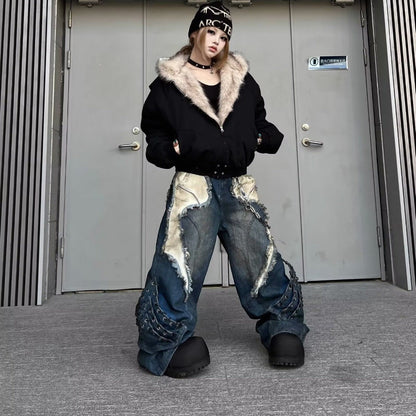 Jeans bootcut emo