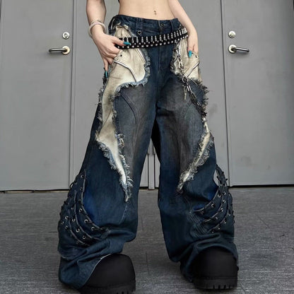 Jeans bootcut emo